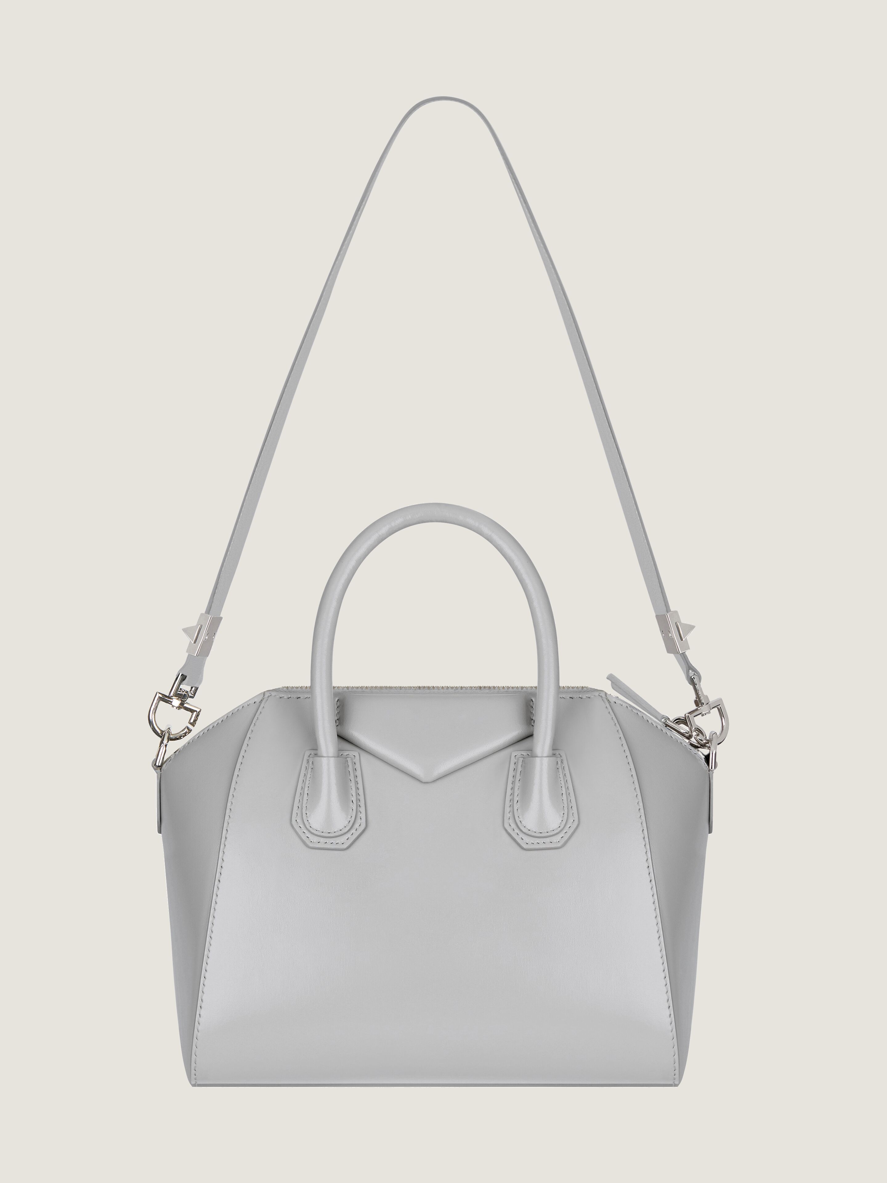 Small Antigona bag in Box leather